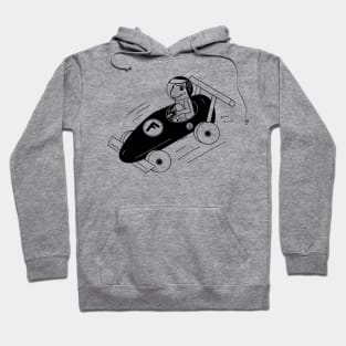 Race Car Frog Hoodie